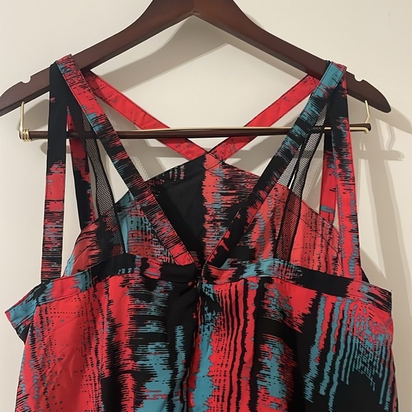 Fabletics Liza Romper Heat Wave Tie Dye Print size Large (10-12) - Picture 7 of 12
